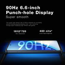 itel Teléfono móvil S24 de 6.6'', 8GB RAM/256GB ROM, Android 13 - Negro, Batería súper de 5000mAh para mantenerte con energía todo el día, Cámara frontal de 8MP, Cámara trasera de 108MP, Modo Súper Nocturno, Modo Retrato, Belleza de Video, Video Dual