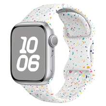 运动硅胶表带兼容 Apple Watch 表带 40 毫米 38 毫米 41 毫米 44 毫米 45 毫米 42 毫米 46 毫米 49 毫米 女式男式，柔软腕带防水替换表带兼容 Apple Watch 表带系列 10 9 8 7 6 5 4 3 2 SE Ultra - 38mm/40mm/41mm - 查看 20