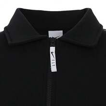 2024 Women's AS W NK DF SSNL FLEECE TOP Collared Jacket, FQ6026-010 - Black - View 3