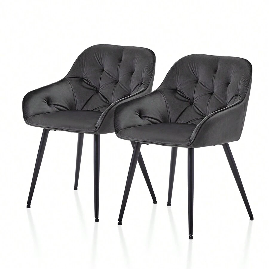 CLIPOP Dining Chairs - 灰色 - 查看 1