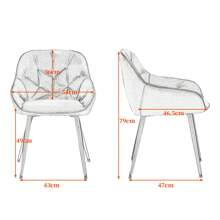 CLIPOP Dining Chairs - 灰色 - 查看 10