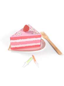 8/10/12/16/20pcs Cute Birthday Gift Box Candy Box With Hand Gift Box Triangle Cake Shape Birthday Party Creative Gift Box Party Company Gift Box, Small Business Supplies, Packaging Box, Wedding Decorations, Wedding - Multicolor - View 4