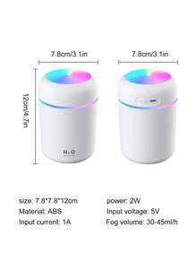 1入組USBABS汽車空氣清新器 - 白色 - 查看 3