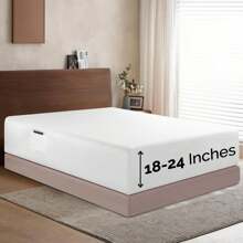 Elegant Comfort Luxury 1pc Extra Deep 18-24 Inch Deep Pocket Fitted Sheet - All Around Elastic Bedding Mattress Covers With Deep Pocket Up To 24 Inch And Double Sided Storage Pockets, Ultra Soft Machine Washable Luxury 1-Piece Bed Fitted Sheet - Fade And Wrinkle Resistant Premium Hotel Quality Twin/Full/Queen/King/Cal King Fitted Sheet, Christmas Decorations Gifts, Cozy Winter Styles, Bright Shades - 白色 - 查看 1
