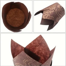 50 chiếc giấy lót bánh cupcake thích hợp cho tiệc cưới, tiệc sinh nhật và trang trí bánh ngày lễ, giấy nướng bánh cốc và dụng cụ nướng bánh muffin - Nhiều màu - Xem 4