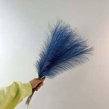 100pcs Artificial Cattail Reeds, 1pc Fake Cattail Reed Decorative Plant For Art Decoration - Multicolor - View 14