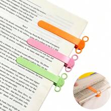1/3/6 pièces de signets automatiques en silicone, signets pour la lecture des femmes, des hommes, des amateurs de livres, des lecteurs, parfaits pour une utilisation quotidienne au bureau, fournitures scolaires, rentrée scolaire