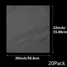 20 PIEZAS Bolsas transparentes para cestas, bolsas de celofán grandes para cestas, regalos y presentes - transparente - Ver 3