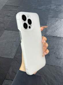Silicone Phone Case Apple 3pcs Minimalist Borderless Solid Color Matte Transparent Hard Protective Phone Case, Compatible With IPhone 16/16 Pro Max, XR, 7/8, IPhone 15 Pro Max, 13/14 Pro Max, 13/14, 11/12 Pro, 11/12/14 Pro, Anti-Drop Soft Shell Waterproof Shockproof Scratch Resistant - Multicolor - View 5