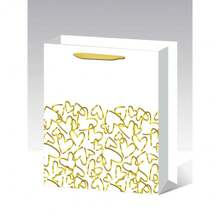 1 conjunto (12 unidades/pacote, 3 unidades por design) sacolas para presentes de Natal, sacolas para presentes de Natal reutilizáveis, sacolas para presentes de papel com alças e estampas de Natal, sacolas para presentes de Natal, sacolas para presentes de feriado, sacolas para presentes de Natal, sacolas para lembrancinhas