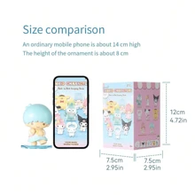 Miniso Sanrio Characters Buddy Series Blind Box Ornament Single Box (1pc, Random Delivery) - Multicolor - View 12