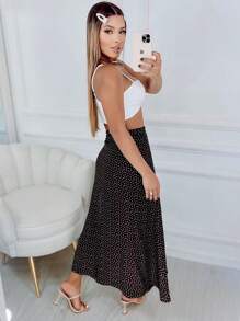 Women Skirts - Black and White - View 2