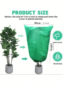 1 件冬季植物罩植物防寒罩，冬季防风防冻灌木盆栽植物保护罩，户外花园花卉防虫罩，植物罩防冻，温暖植物保护罩袋，防霜布毯保护果树盆栽植物免受动物进食 - 彩色 - 查看 7
