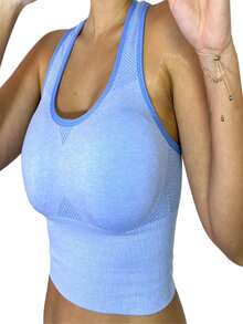 TOP DUDA TALA LUPO FABRIC HIGH COMFORT - Màu xanh nhạt - Xem 2