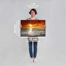 Decorative Painting Of Sunset On The Beach - Gỗ - Xem 3