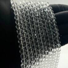 8mm Crystal Wire Approximately 68 Beads For Crafts - TRONG SUỐT - Xem 3