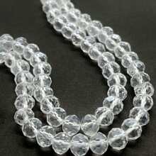 8mm Crystal Wire Approximately 68 Beads For Crafts - TRONG SUỐT - Xem 4