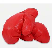 Adult Punch Ball Set Free Standing Adjustable 120-150CM With Boxing Bag Gloves - Red - View 10