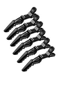 6/10pcs Multi-Function Hair Styling Sectioning Clips Alligator Clips For Hairstylists, Professional Beauty Salons, Women Hair Clips, Plastic Anti-Slip Hair Clips,Hair Accessories ,Hair Styling Tools - Multicolor - View 13
