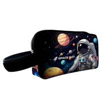 Children's School Kit Backpack With Wheels + Thermal Lunch Box + Toiletry Bag Plus – ISOPRENE – Space Boy - 藍色 - 查看 4