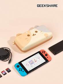 GeekShare Cute Cat Ears Carrying Case Compatible With Switch/Switch OLED - Multicolor - View 9