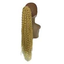 Long Curly Ponytail Extension 80 Cm Afro Premium - gừng - Xem 3