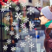 4/5/9 Sheets Christmas Window Clings Santa Claus Elk Snowflakes Pattern Window Decals Reusable Winter Wonderland Theme Static Stickers For Xmas New Year Party Home Glass Decoration Room Decor Bedroom Decor Kitchen Decor Wall Sticker Wall Decor Home Decor Christmas Decorations Christmas Decorations Home - Multicolor - View 8