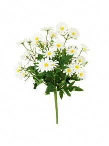 1 件/3 件/6 件，人造雏菊花束，多头小人造雏菊，假叶绿叶，适合户外窗框悬挂，家居装饰，派对，节日，情人节礼物，婚礼装饰，新娘花束，胸花，餐厅，卧室花瓶装饰，DIY 生日蛋糕，新年装饰，拍摄道具，情人节，礼物 - 彩色 - 查看 12