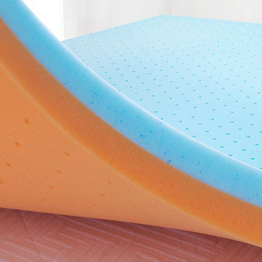 Maxzzz 3 Inch Mattress Topper , Gel Memory Foam Mattress Topper