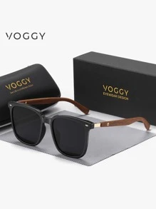 VOGGY VOGGY Fashion Minimalist Retro Lightweight Extra Large Metal TR Polarized Decorative Glasses, For Men And Women, Suitable For Sports, Driving, Outdoor, Cycling, Fishing, Holiday, Travel, Party, Decoration, Gift For Summer Beach Vacation,Outdoor,Travel