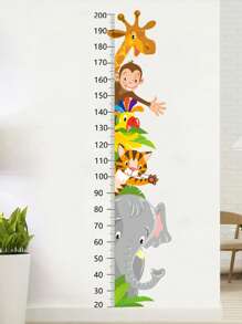 2 miếng dán tường đo chiều cao hình động vật, miếng dán thước đo chiều cao sáng tạo có thể tháo rời và tái sử dụng để trang trí phòng và nhà, hình vẽ dễ thương, quà tặng, trang trí phòng khách, làm mới phòng ngủ, ý tưởng nhà bếp, trang trí phòng tắm, nhãn dán, nhãn dán tường, nhãn dán vinyl để trang trí nhà, vật dụng trang trí mùa xuân làm mới ngôi nhà của bạn, nhãn dán trang trí Rama quà tặng sinh nhật tốt nghiệp trở lại trường đồ dùng học tập - Nhiều màu - Xem 10