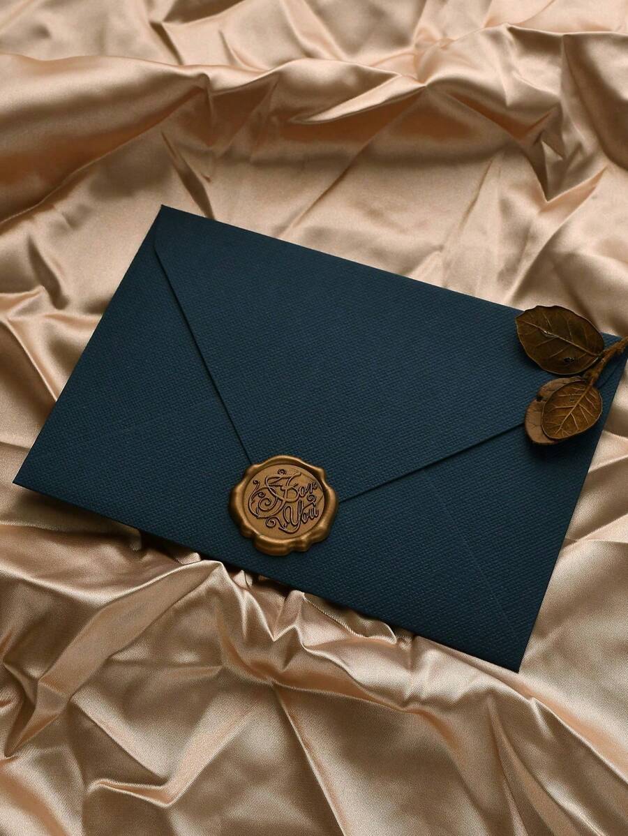 亚麻信封、办公信封、婚礼邀请函、西式商务邀请函、节日礼物、派对装饰信封卡纸、多种款式多色可选、DIY手工收纳、文件收纳袋、纯色邀请函 - 彩色 - 查看 1