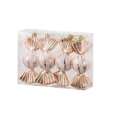 4 đồ trang trí kẹo nhựa mạ điện dùng cho ngày lễ, không cần điện, trang trí tiệc tại nhà và bếp, tủ trưng bày, mô phỏng không khí ngày lễ - Nhiều màu - Xem 11