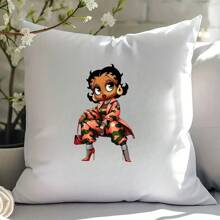 1/2/3pcs Colorful Cartoon Character Iron-On Patches, Durable Washable Easy-To-Stick Plastic Decals For DIY T-Shirts, Sweatshirts, Jeans, Bags, Pillows, Baseball Caps - Fashion Accessories Decals