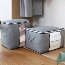 Quilt Dust Covers - Light Grey - View 3