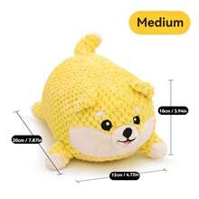 1 件宠物毛绒发声玩具，柔软 PP 材质，适合狗狗咀嚼和睡眠伴侣 - 黃色 - 查看 13