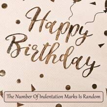 5/20/50pcs Rose Gold Balloon Happy Birthday Disposable Napkins, Party Napkins Elegant Metallic Rose Gold Foil Dessert Napkins For Ladies Dinner Celebration Party Supplies Decoration. - Baby Pink - View 10