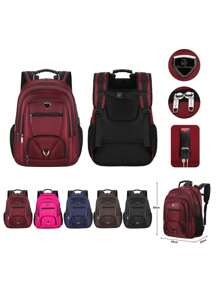 Men Functional Backpacks - Rosa Fucsia - Ver 5