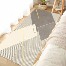 Dicke Kristall-Samt Qualität großer Teppich für Innenräume, Wohnzimmer-Teppich, Sofa-Teppich, Schlafzimmer-Teppich, rutschfeste Bettvorleger, Essbereich/Küchen-Teppich, Bürostuhlunterlage, Tür-/Eingangsbereich-Matte, Picknick-Matte für Outdoor, Baby-Krabbelteppich, Outdoor-Camping-Matte - Streifen - Übersicht 12