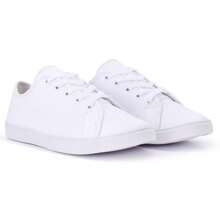 Women's Casual Sneakers, Plain, Lightweight, Soft, Comfortable, Size 34 To 39 - 白色 - 查看 1