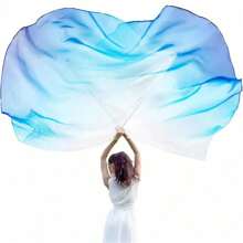 Dance Worship Flag Worship Flag Guard Flag Praise Dance Flag 140 * 140cm - Multicolor - View 7