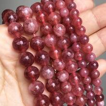 8 毫米天然宝石紫水晶黄水晶高品质能量石散珠隔珠用于制作珠宝 DIY 好运手链项链优雅珠宝礼物送给妈妈或朋友 - Beads - 查看 4