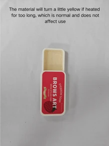 1 PIEZA Cera de ceja incolora y transparente, de larga duración y natural para dar estilo a las cejas. Juego portátil de jabón para cejas. Crema, jabón y gel de fijación de cejas. El material puede tornarse ligeramente amarillento si se calienta demasiado tiempo, lo cual es normal y no afecta el uso.