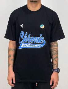 Chronic Fresh Original 11 T-Shirt Shirt Blouse Unisex Men Women 100% Cotton Top Premium Streetwear New Release Fast Shipping Various Colors!! Plus Size - 黑色 - 查看 2