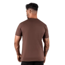 Motivational Writing Printed T-Shirt Fashion Men's Shirt Cotton Round Neck New Arrival - Rỉ Nâu - Xem 2