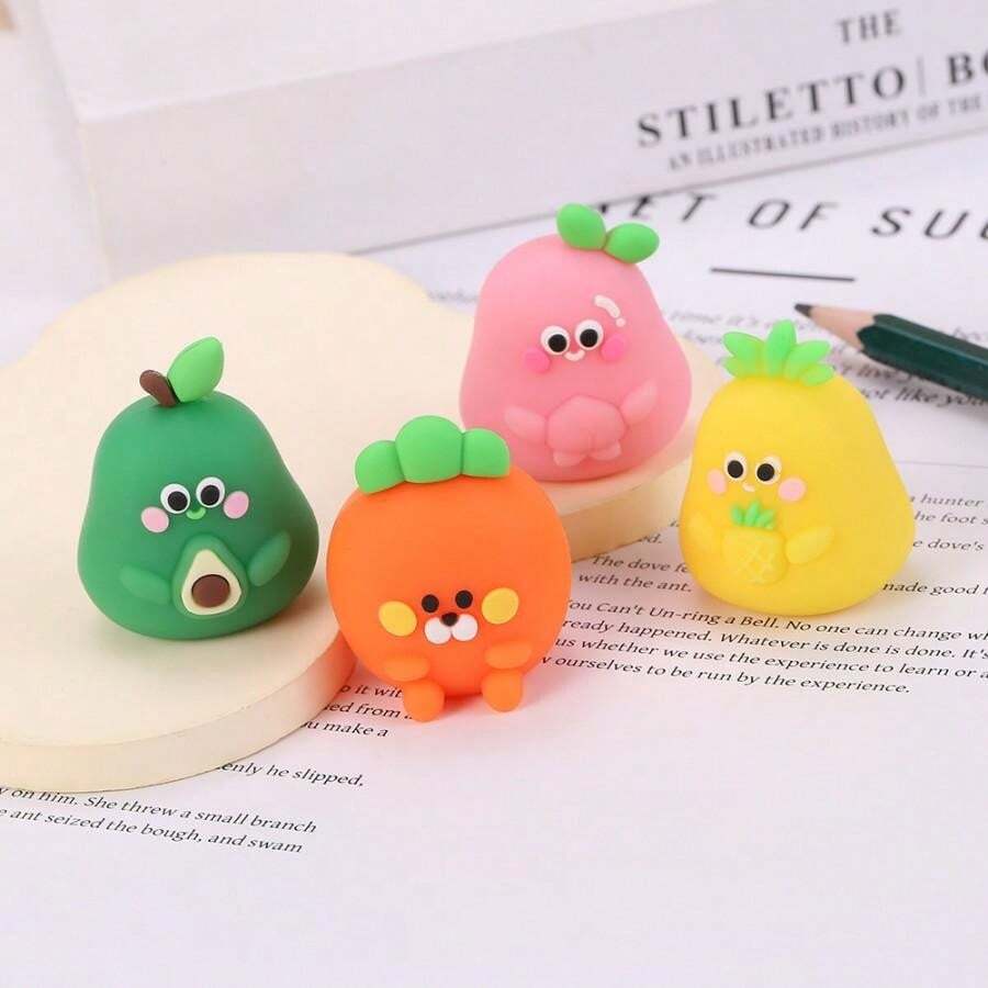 Fruit Pencil Sharpener Cute Avocado Portable Manual Pencil Sharpener