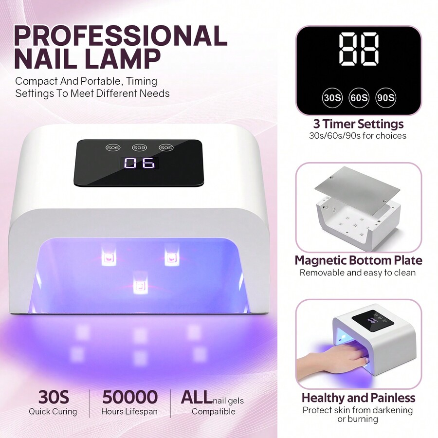 UV Light For Gel Nails Beginner Led Nail Light For Gel Nails UV Nail