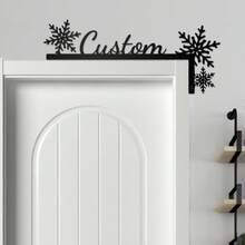 1 Miếng Dán Tường Trang Trí Hình Bông Tuyết Bằng Kim Loại Giáng Sinh, Trang Trí Góc Cửa Giáng Sinh, Tiệc Giáng Sinh, Trang Trí Góc Khung Cửa, Treo Tường Bằng Kim Loại Thanh Lịch, Quà Tặng Tùy Chỉnh Cá Nhân - Phong cách 2 - Xem 5