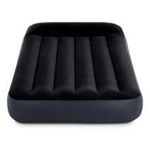 Colchón inflable Intex Dura Pillow Rest Classic con bomba incorporada, tamaño individual - Azul - Ver 6