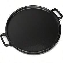 Sartén de hierro fundido ovalada y resistente para tortillas, comal para tortillas, sartén plana - 1 - Ver 2